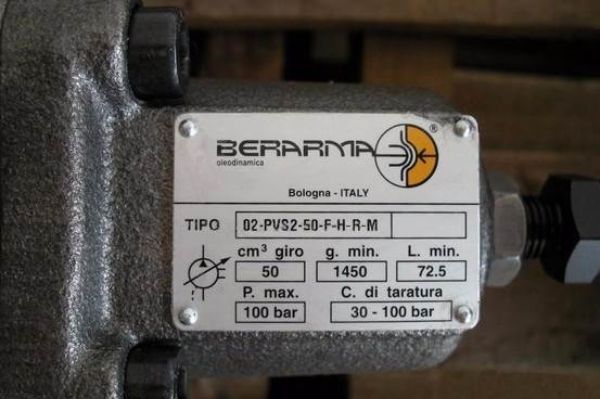 02-PSP2-40-F-H-R-M葉片泵Berarma，布萊瑪變量葉片泵