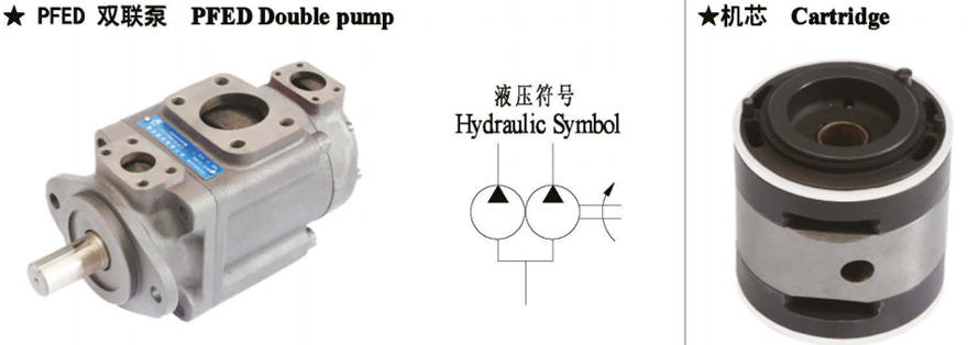 油研PFED系列柱銷(xiāo)式雙聯(lián)葉片泵